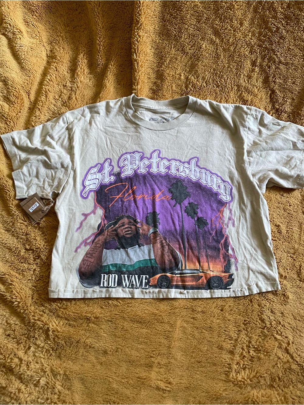 Rod Wave St. Petersburg Graphic Crop Top